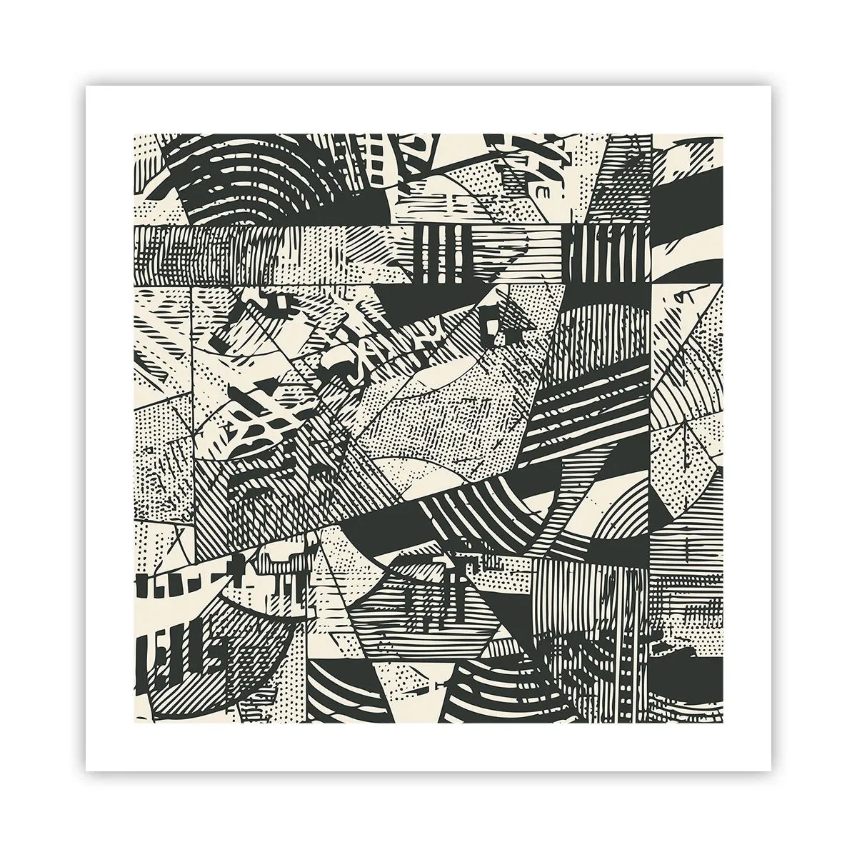 Poster - Die Dynamik der Gegenwart - 50x50 cm