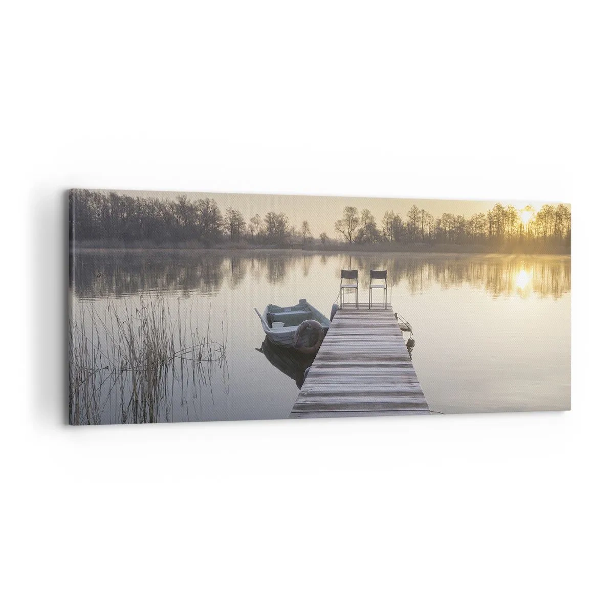 Bild auf Leinwand - Leinwandbild - Ich komme nach einiger Zeit zurück - 100x40 cm