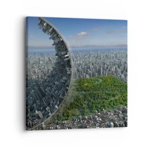 Bild auf Leinwand - Leinwandbild - Die Natur ist ewig - 30x30 cm