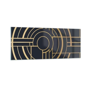 Glasbild - Bild auf glas - Wendungen der Dinge - 100x40 cm