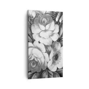 Bild auf Leinwand - Leinwandbild - Schön auch in Grau - 45x80 cm