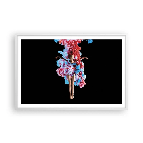 Poster in einem weißen Rahmen - In voller Blüte - 91x61 cm