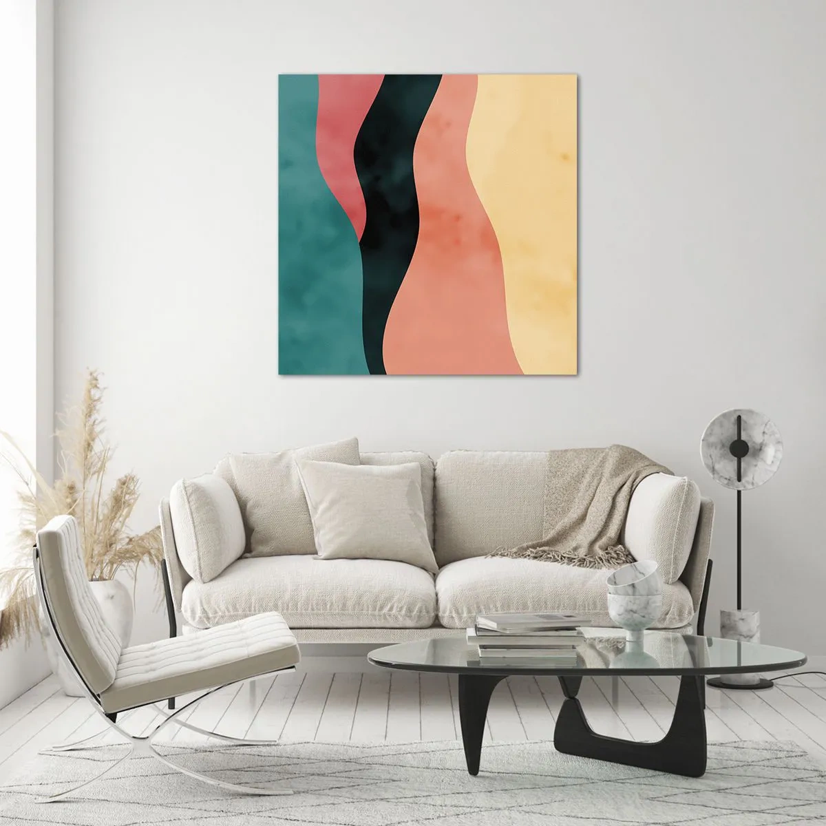 Glasbild - Bild auf glas - Konforme Nichtkonformität - 70x70 cm