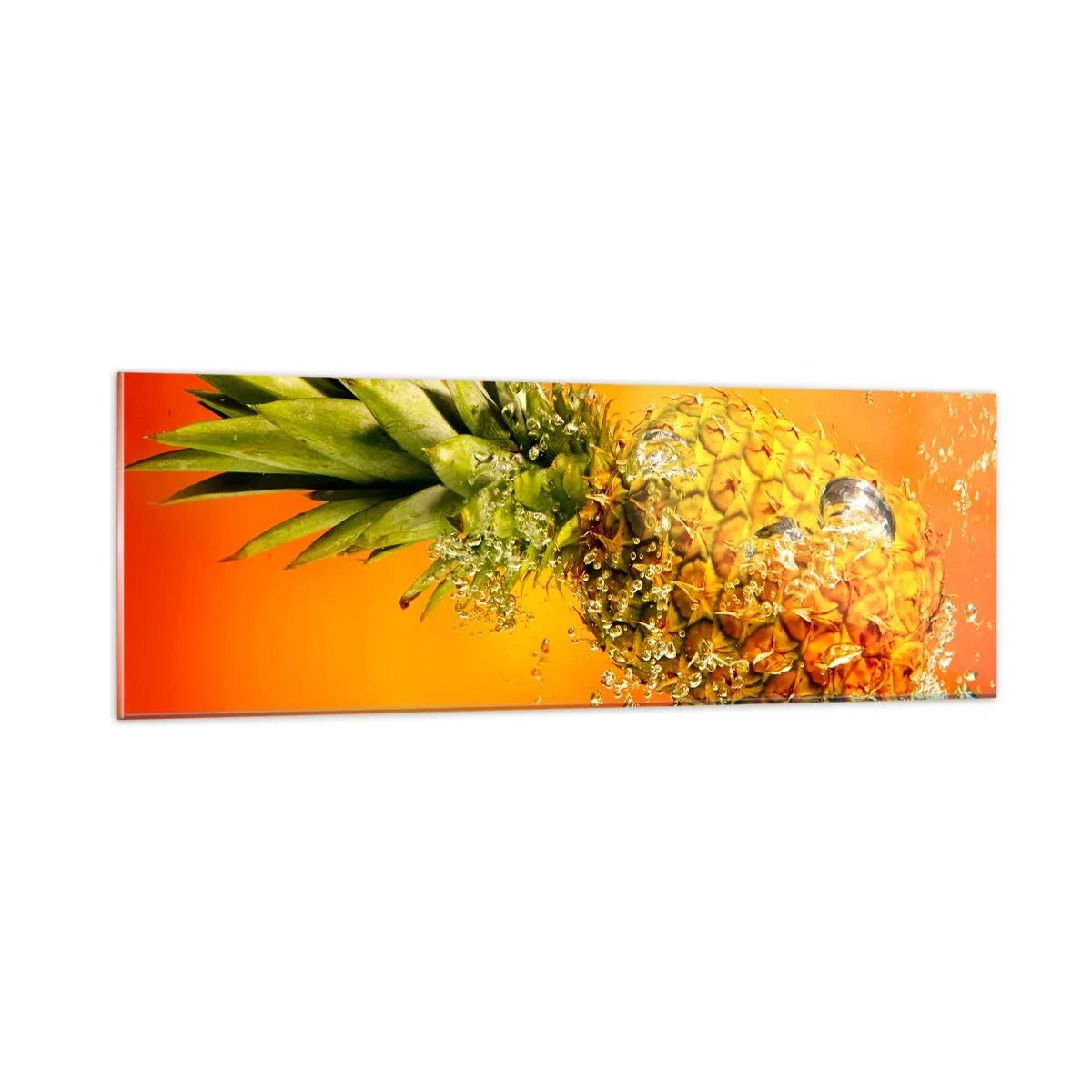 Glasbild - Bild auf glas - Tropisch saftige Frische - 90x30 cm