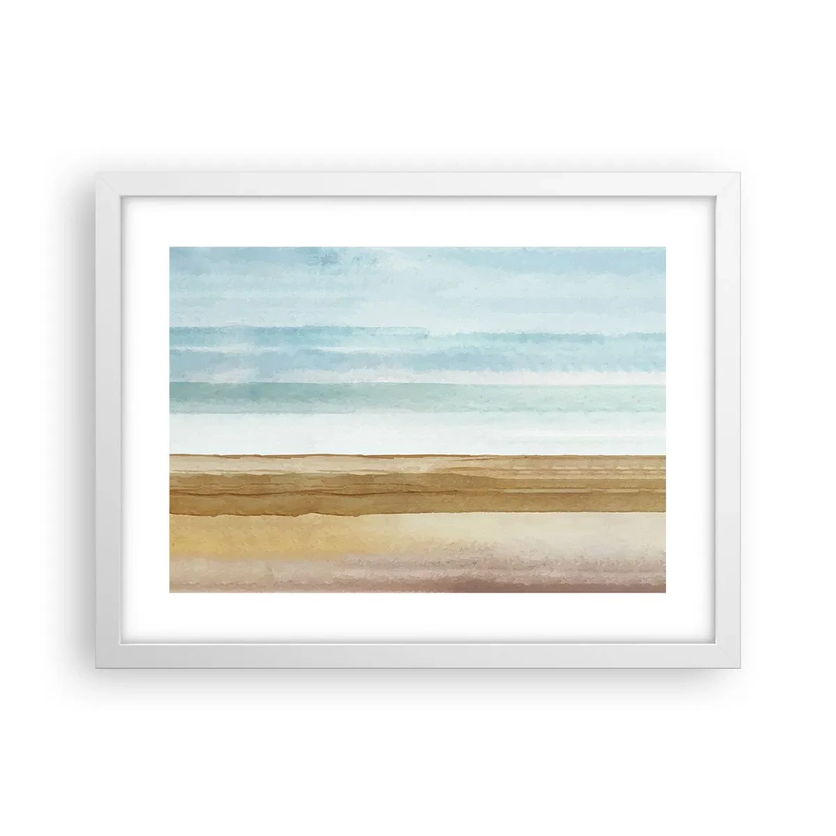 Poster in einem weißen Rahmen - Trost - 40x30 cm