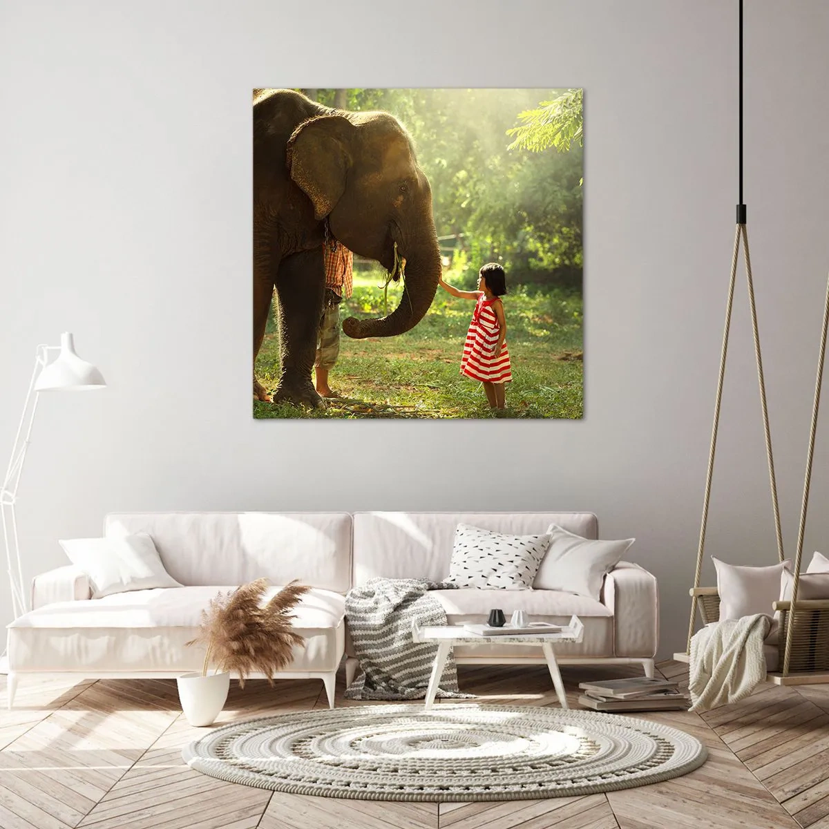 Bild auf Leinwand - Leinwandbild - Die Stärke der Freundschaft - 70x70 cm