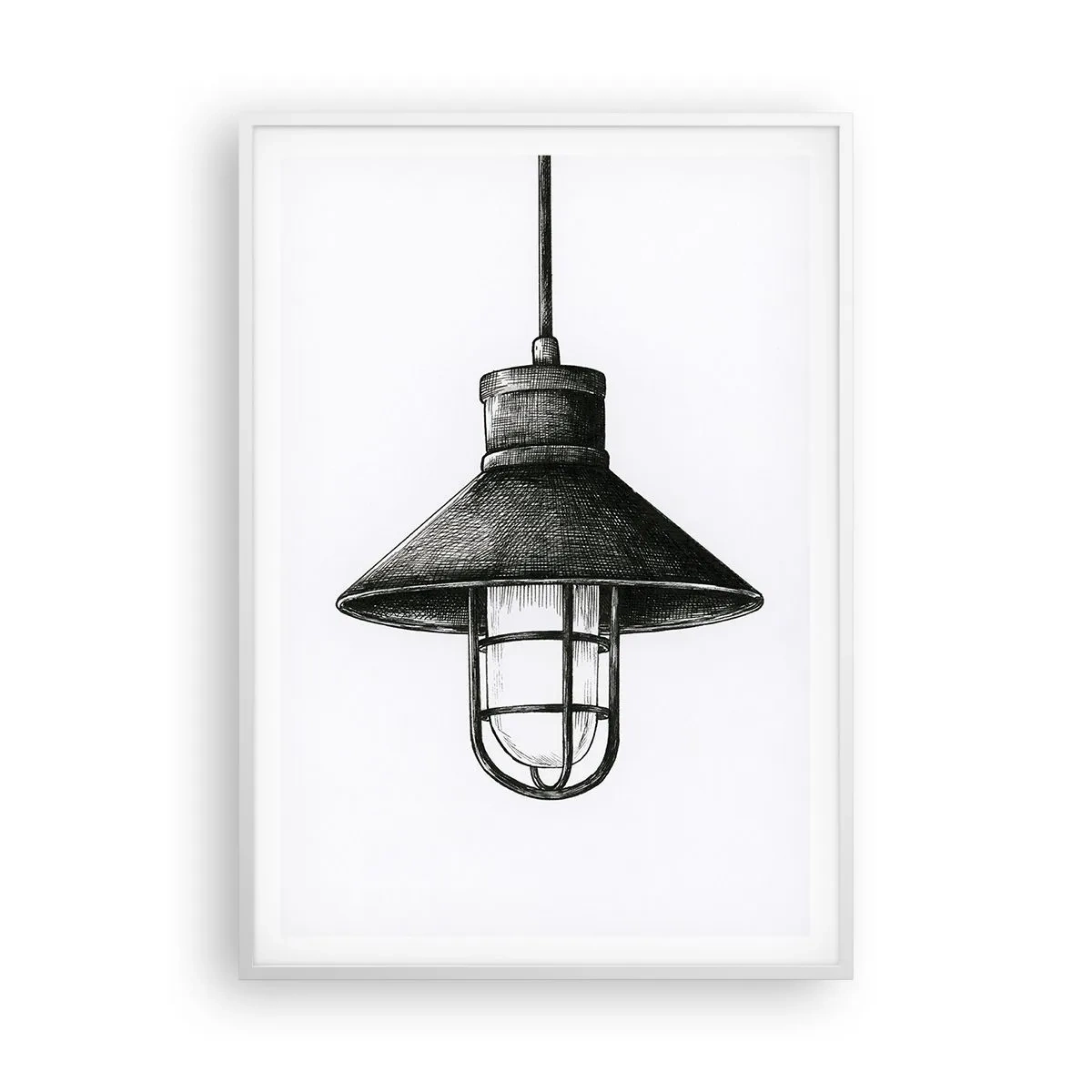 Poster in einem weißen Rahmen - Wie vor Jahren… - 70x100 cm