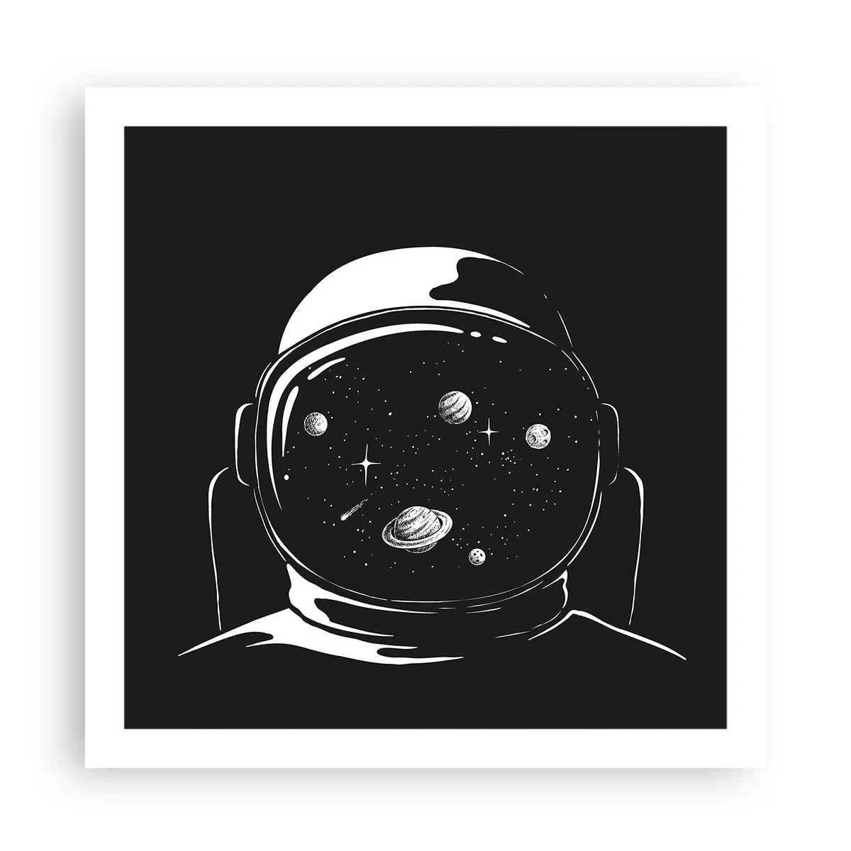 Poster - Schöne Aussicht - 60x60 cm