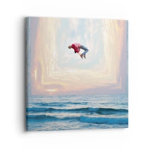 Bild auf Leinwand - Leinwandbild - In eine andere Dimension - 30x30 cm