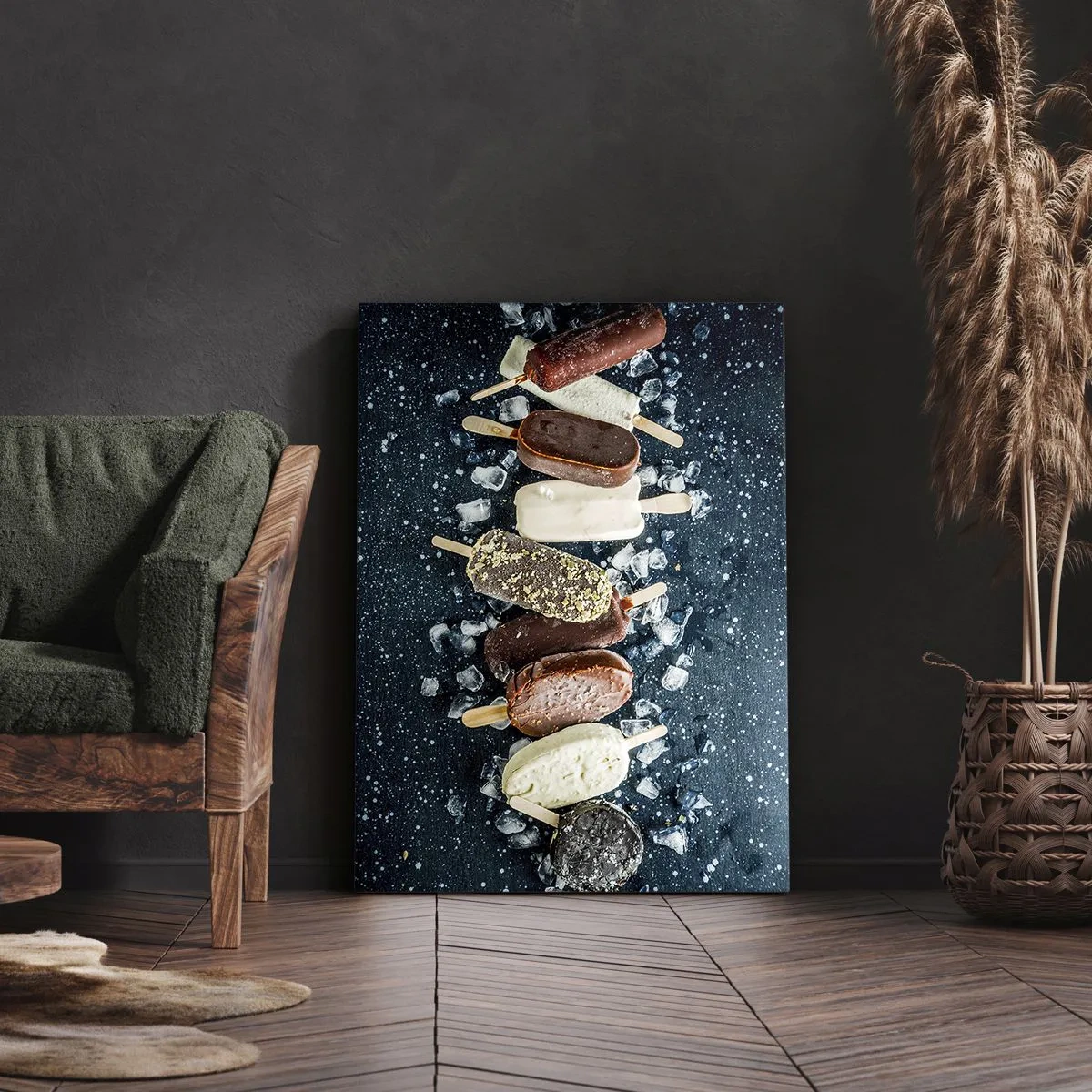 Bild auf Leinwand - Leinwandbild - Geschmack des heißen Sommers - 45x80 cm