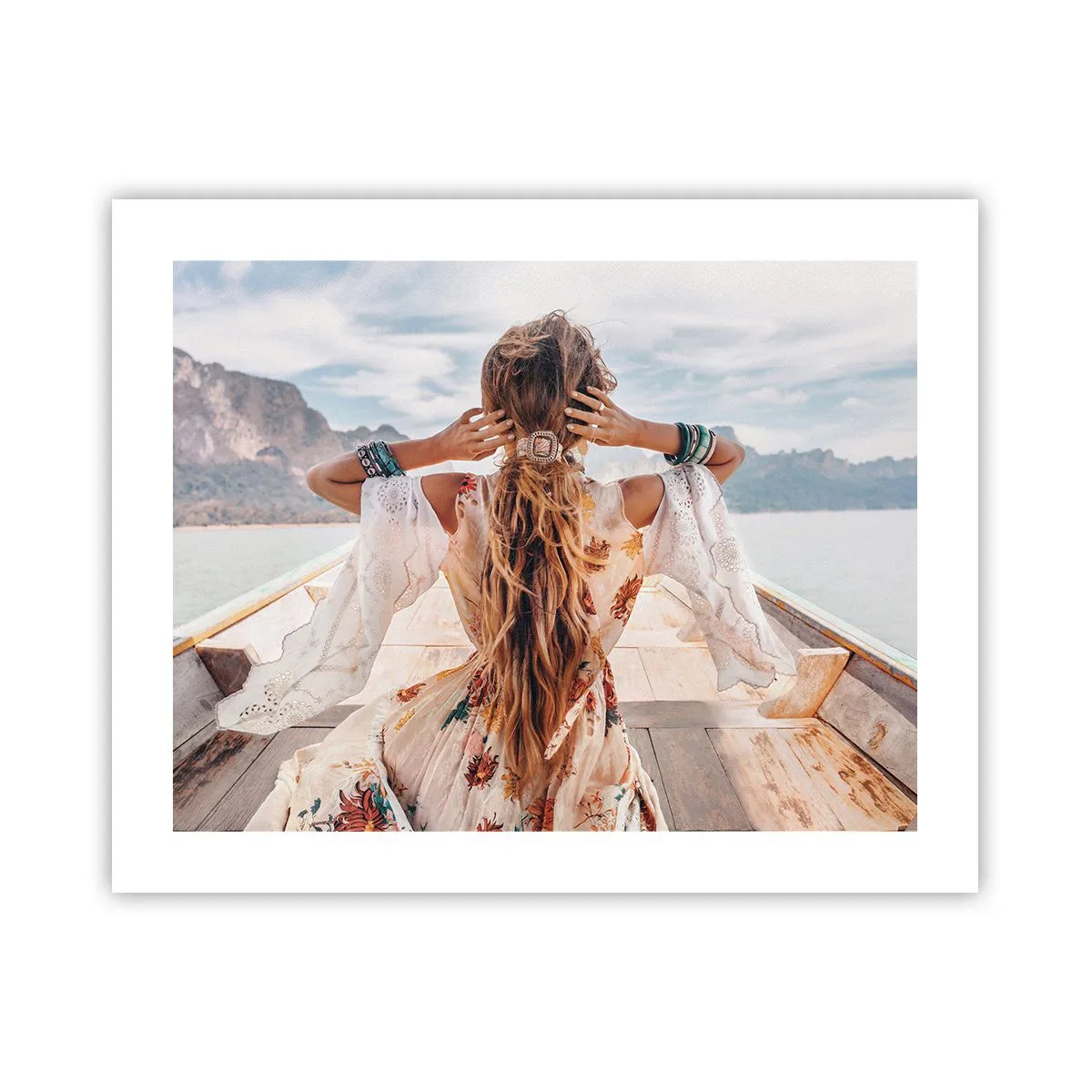 Poster - Auf dem Weg zum Glück - 50x40 cm