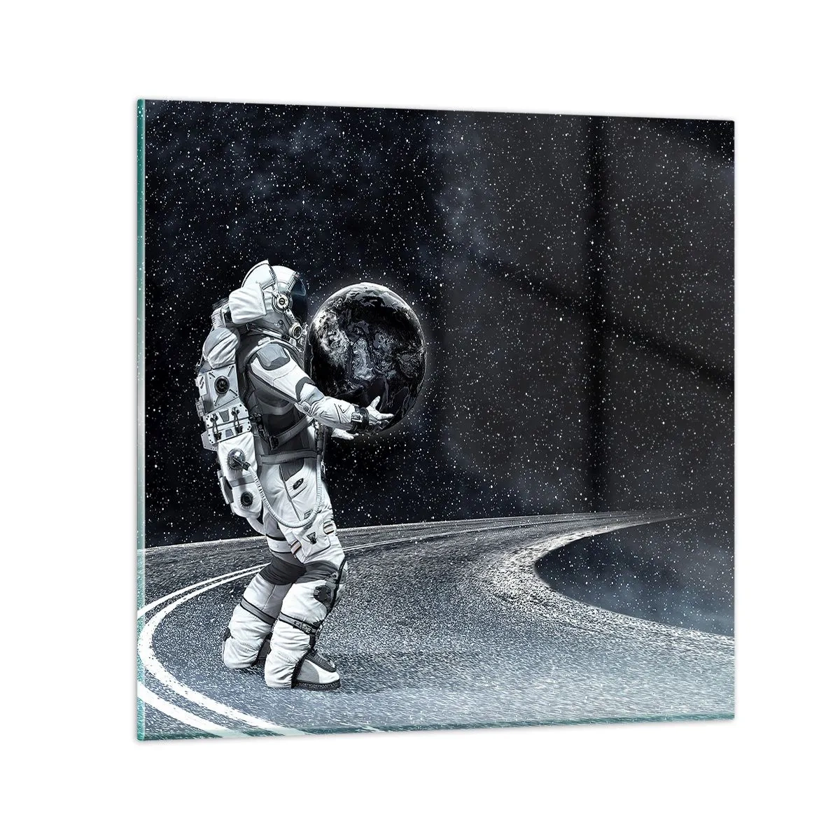 Glasbild - Bild auf glas - Auf der Milchstraße - 70x70 cm