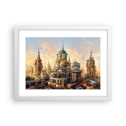 Poster in einem weißen Rahmen - Stadt der Städte - 40x30 cm