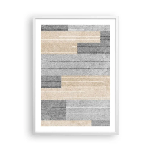 Poster in einem weißen Rahmen - Komposition: Vertikal halten - 50x70 cm