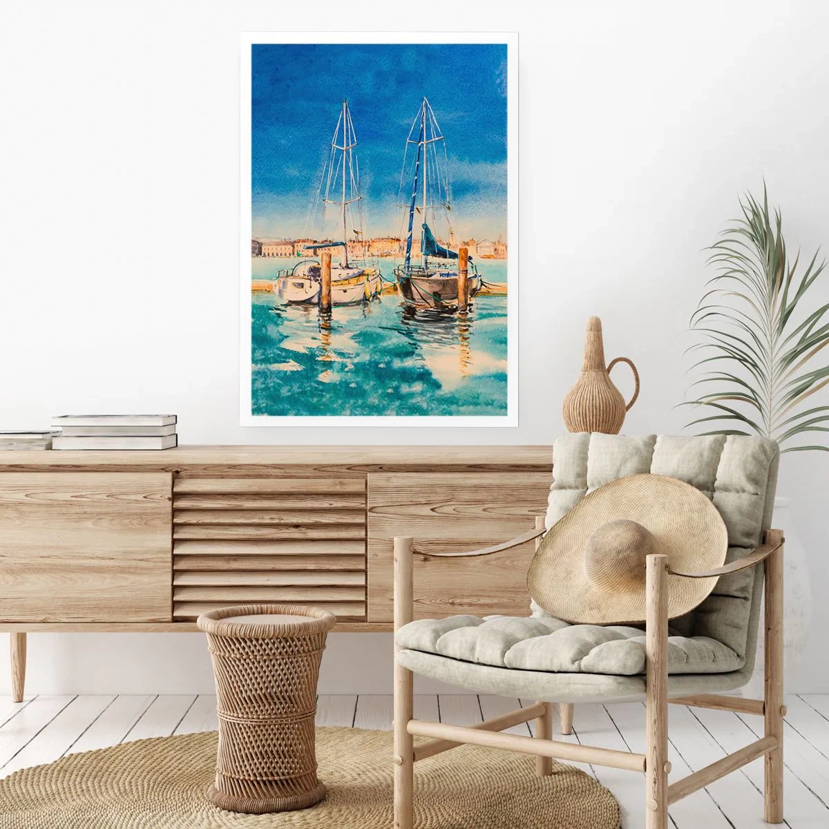 Poster - Sonnige Lagune - 61x91 cm