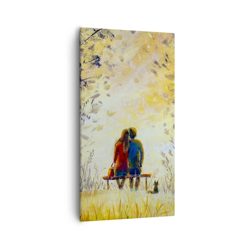 Bild auf Leinwand - Leinwandbild - Magischer Augenblick - 55x100 cm