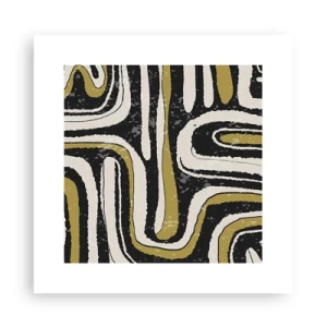 Poster - Komposition: Straßen und Gassen - 30x30 cm