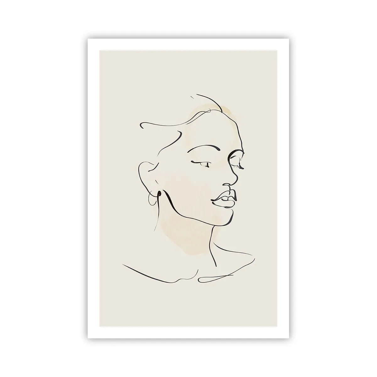 Poster - Eine bestimmte Linie - 61x91 cm