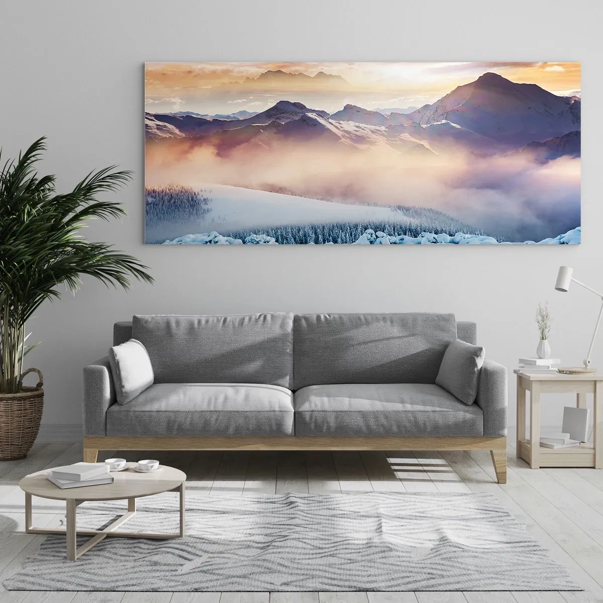 Glasbild - Bild auf glas - Die Kraft und Reinheit der Natur - 100x40 cm