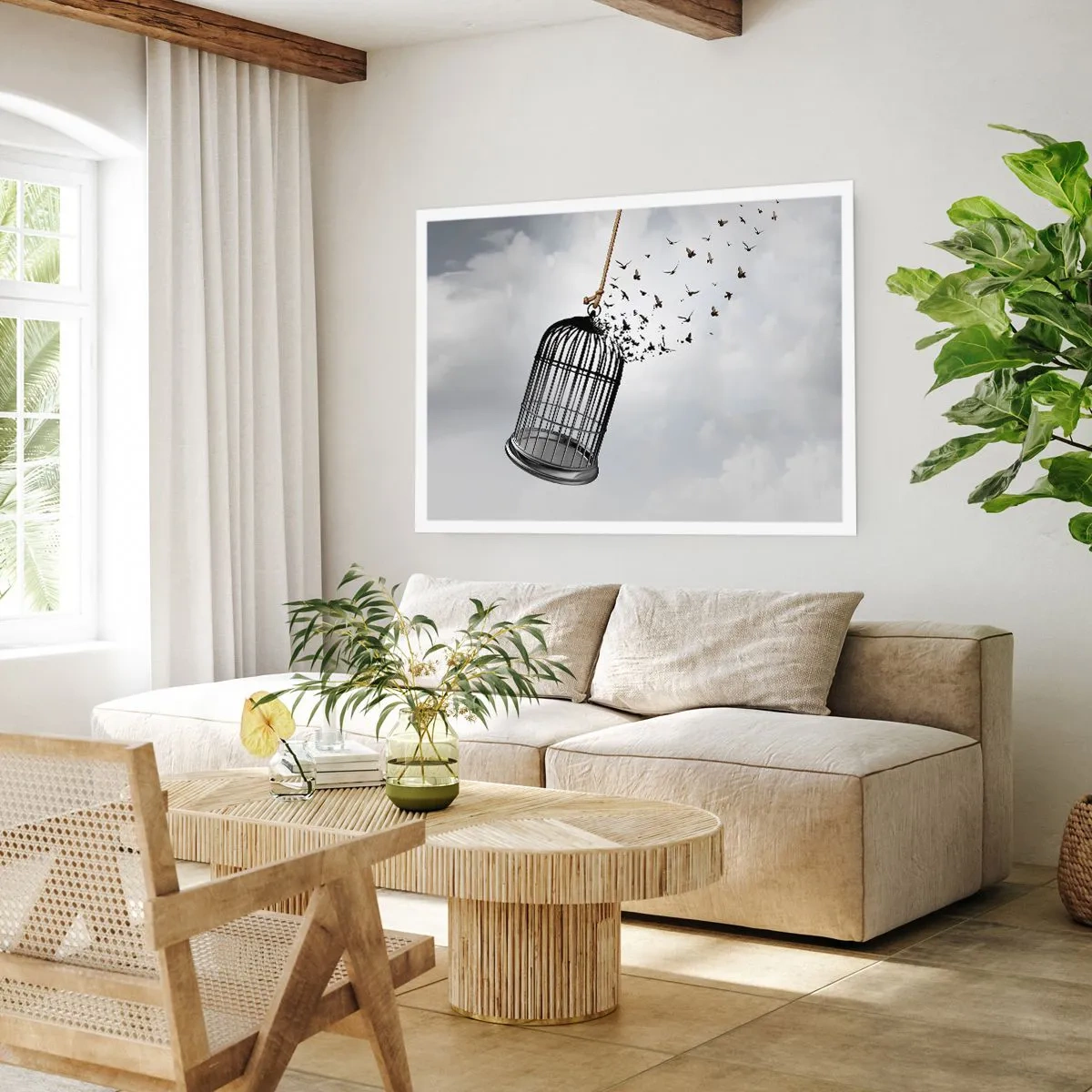 Poster - Glaube ... Hoffnung ... Freiheit! - 50x40 cm