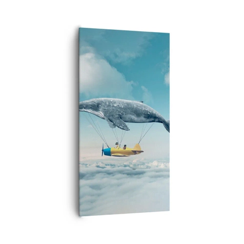 Bild auf Leinwand - Leinwandbild - Warum nicht? - 65x120 cm