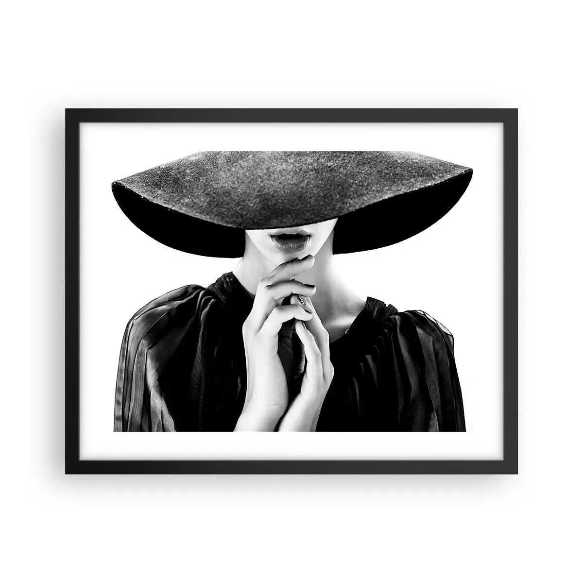 Poster in einem schwarzem Rahmen - Versteckte Schönheit - 50x40 cm