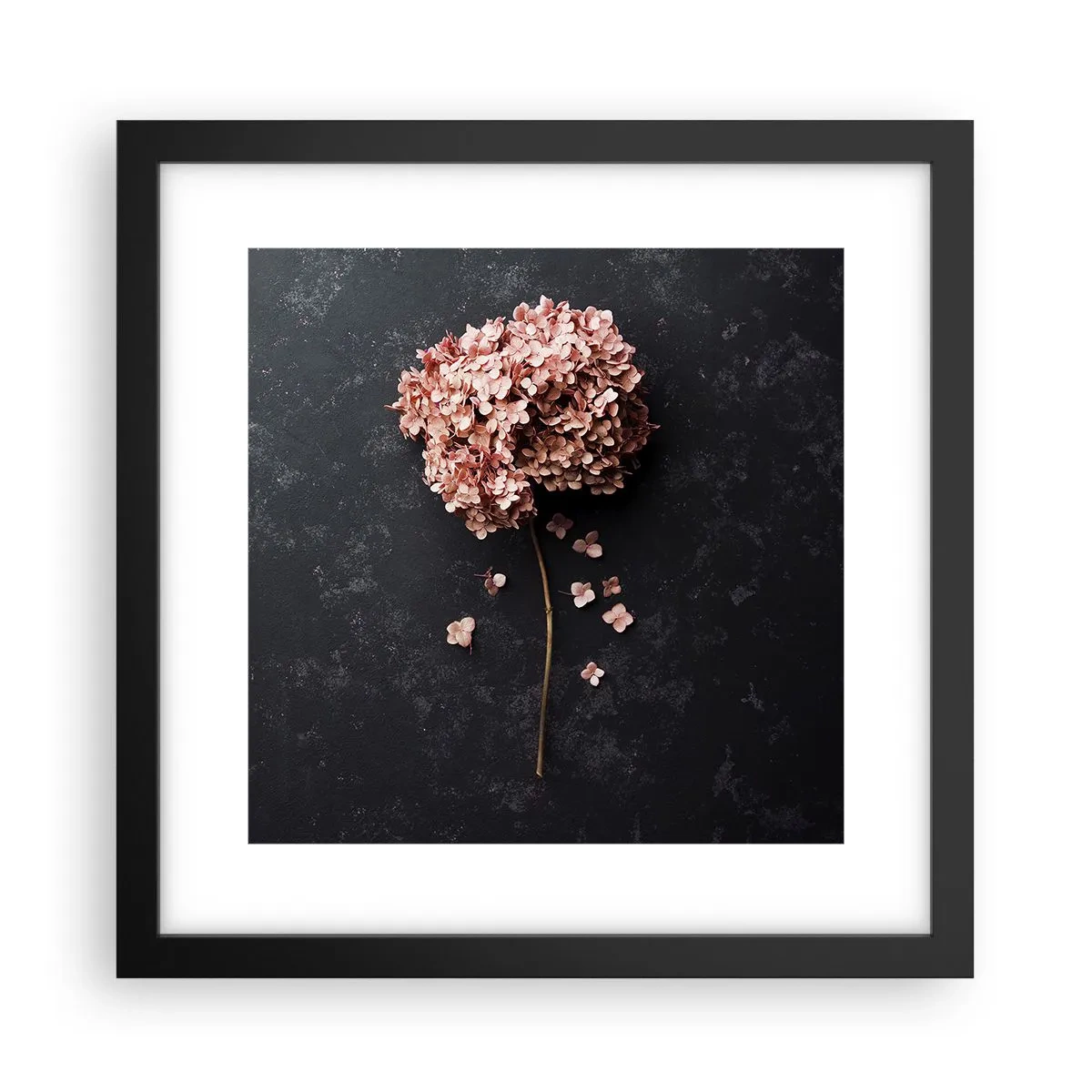 Poster in einem schwarzem Rahmen - Wirklich romantisches Zeichen - 30x30 cm