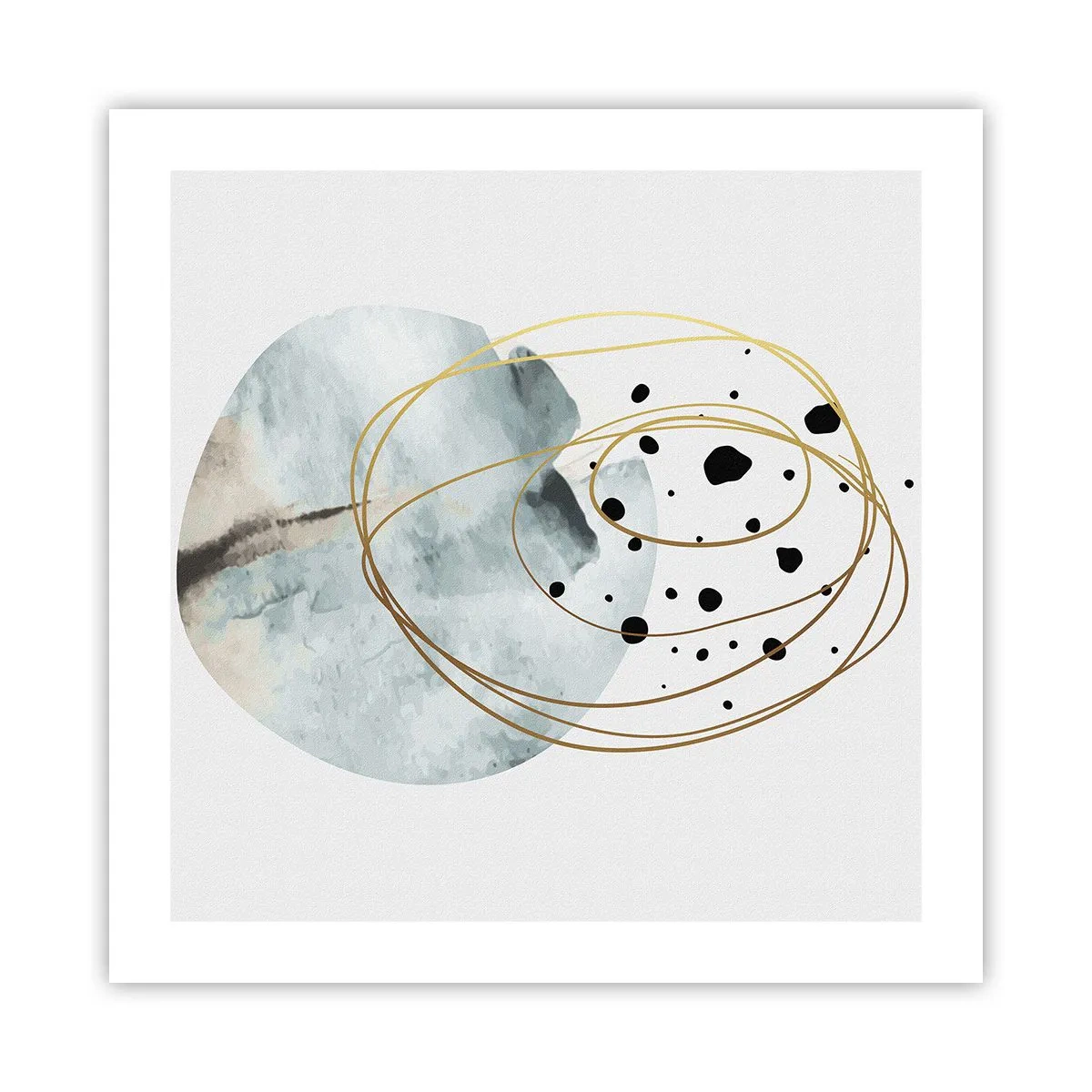 Poster - Vom Weltraum umarmt - 50x50 cm