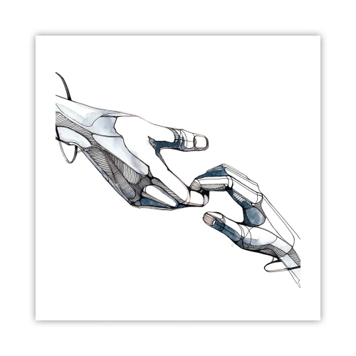 Poster - Eine gute Geste - 50x50 cm