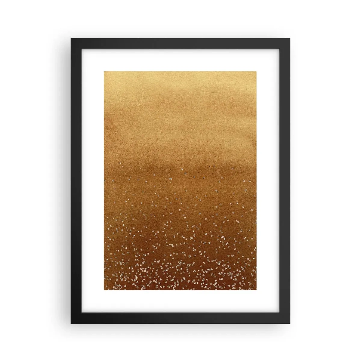 Poster in einem schwarzem Rahmen - Die Geburt des Lichts - 30x40 cm