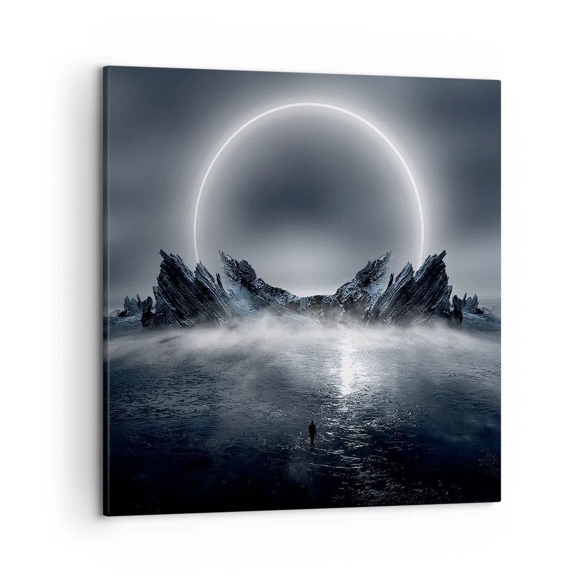 Bild auf Leinwand - Leinwandbild - Ende der Geschichte - 50x50 cm