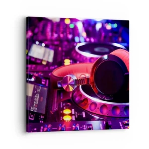 Bild auf Leinwand - Leinwandbild - Bevor der Spaß beginnt - 30x30 cm