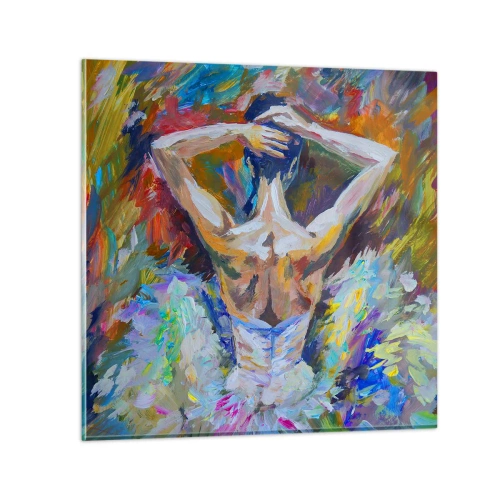 Glasbild - Bild auf glas - Es kann alles sein - 30x30 cm