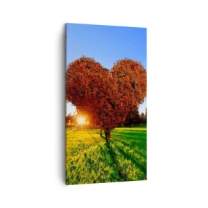 Bild auf Leinwand - Leinwandbild - Und wie man den Herbst nicht liebt - 45x80 cm
