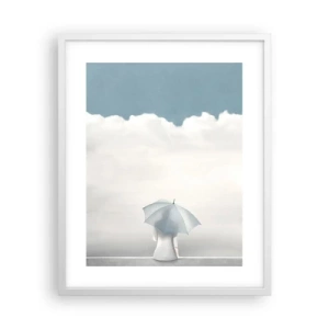 Poster in einem weißen Rahmen - Am Rande der Realität und Träume - 40x50 cm