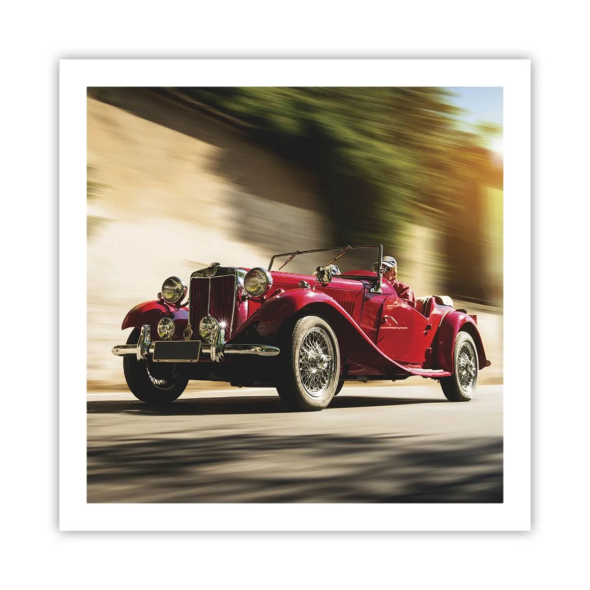 Poster - Schöner als Nike von Samothrake - 60x60 cm