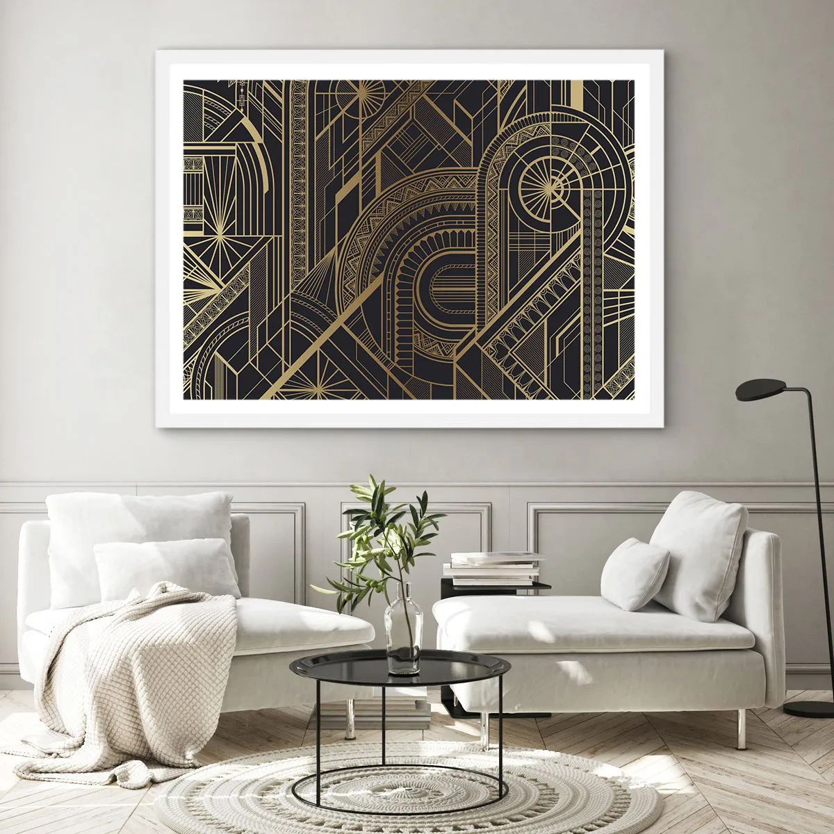 Poster in einem weißen Rahmen - Konzepte, Ideen, Pläne - 70x50 cm