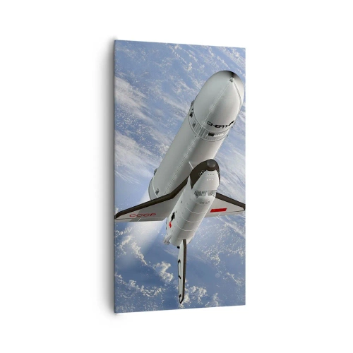 Bild auf Leinwand - Leinwandbild - Kosmischer Aufstieg - 65x120 cm