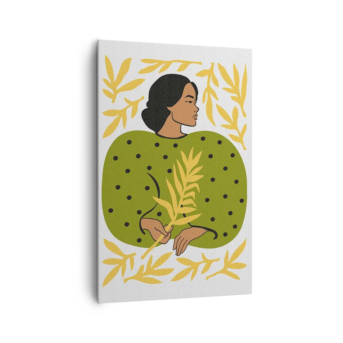 Bild auf Leinwand - Leinwandbild - Hawaiianisches Mädchen - 80x120 cm