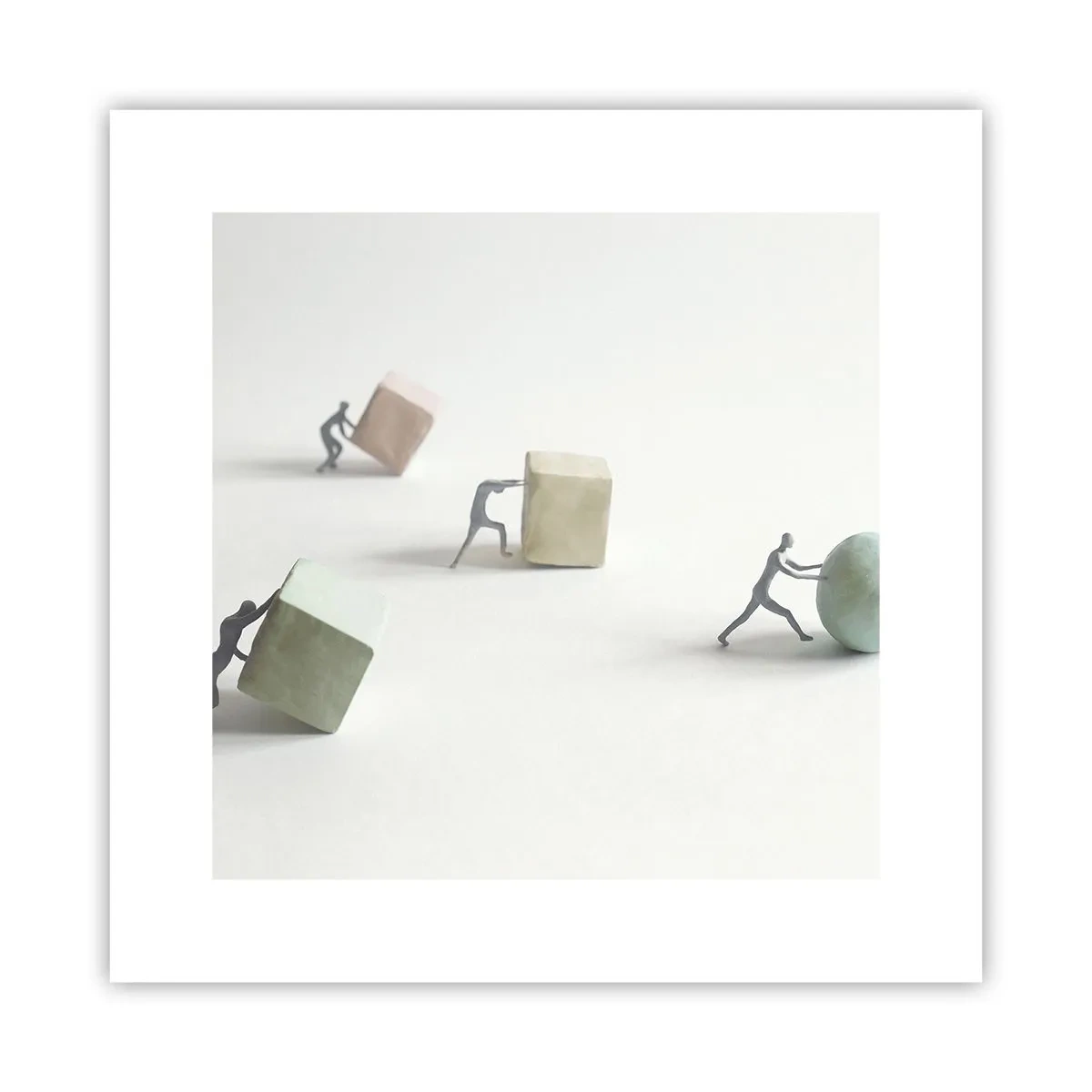 Poster - Pures Leben - 30x30 cm