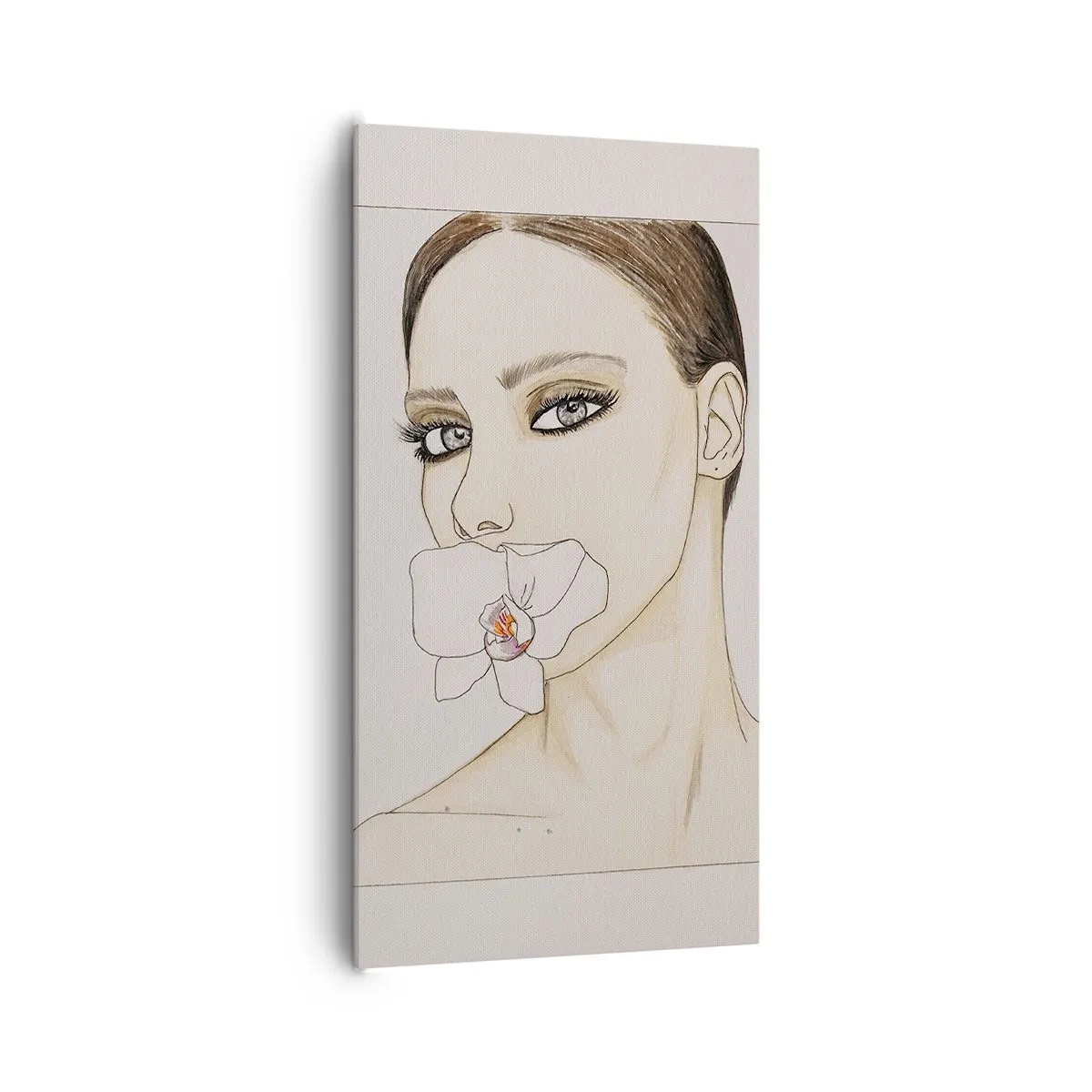 Bild auf Leinwand - Leinwandbild - Ein Symbol für Eleganz und Schönheit - 65x120 cm