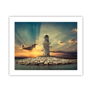 Poster - Licht - Gut - Schönheit - 50x40 cm