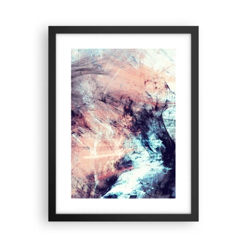 Poster in einem schwarzem Rahmen - Fühle den Wind - 30x40 cm