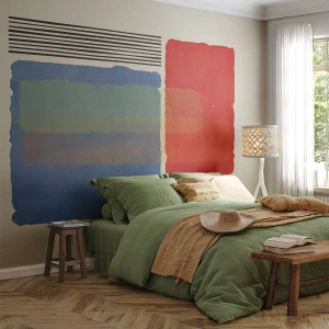 Fototapete Premium Canvas - Der Geist und der Buchstabe der Geometrie - Abstraktion, Stück, Moderne Kunst. - 350x256 cm