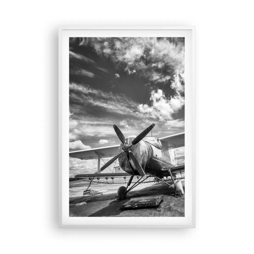 Poster in einem weißen Rahmen - Ich kann es kaum erwarten! - 61x91 cm