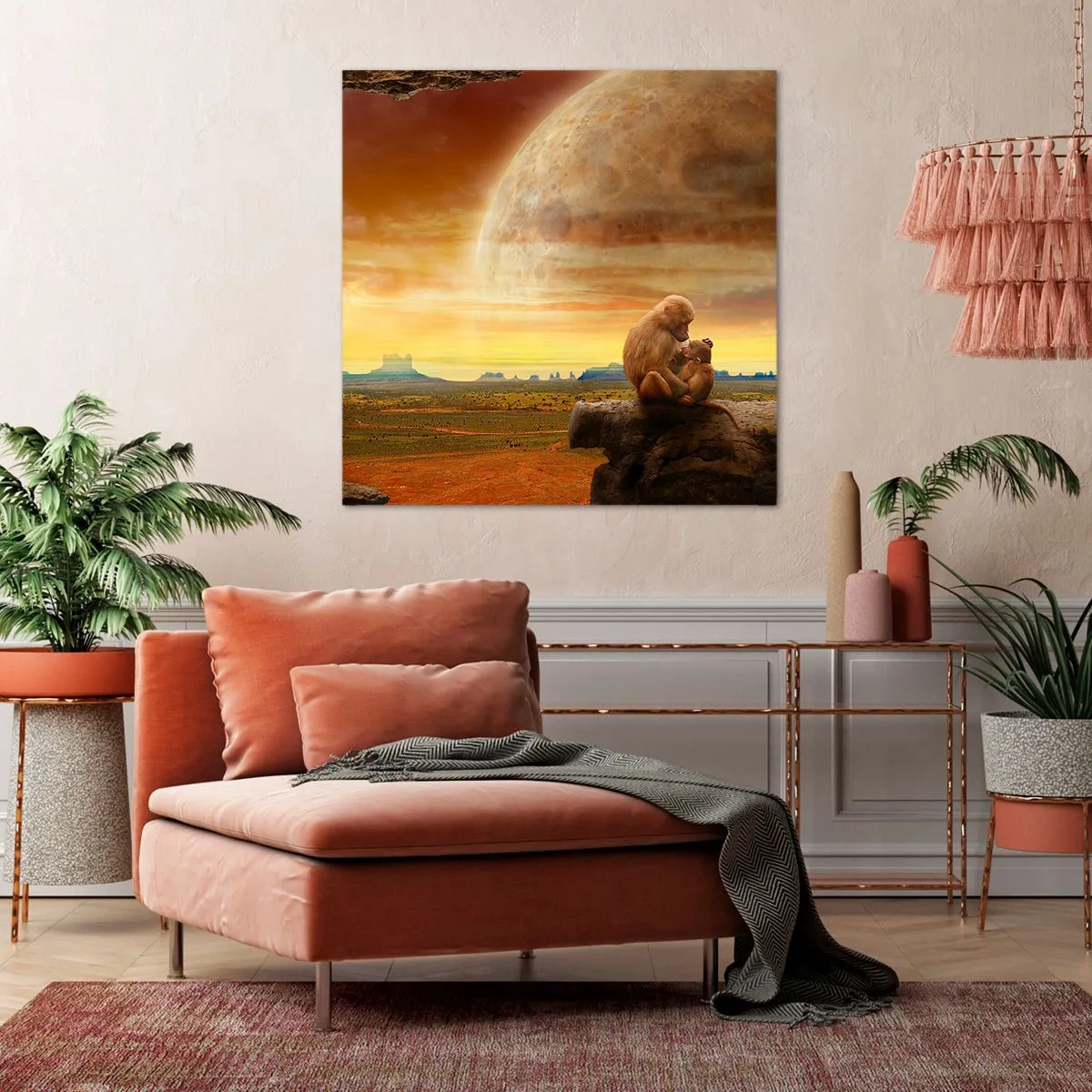 Bild auf Leinwand - Leinwandbild - Die Liebe ist überall gleich - 60x60 cm