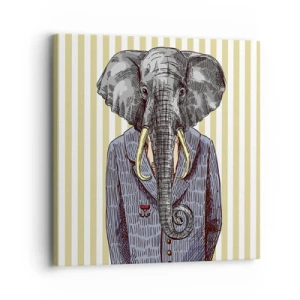 Bild auf Leinwand - Leinwandbild - Von Natur aus elegant - 30x30 cm