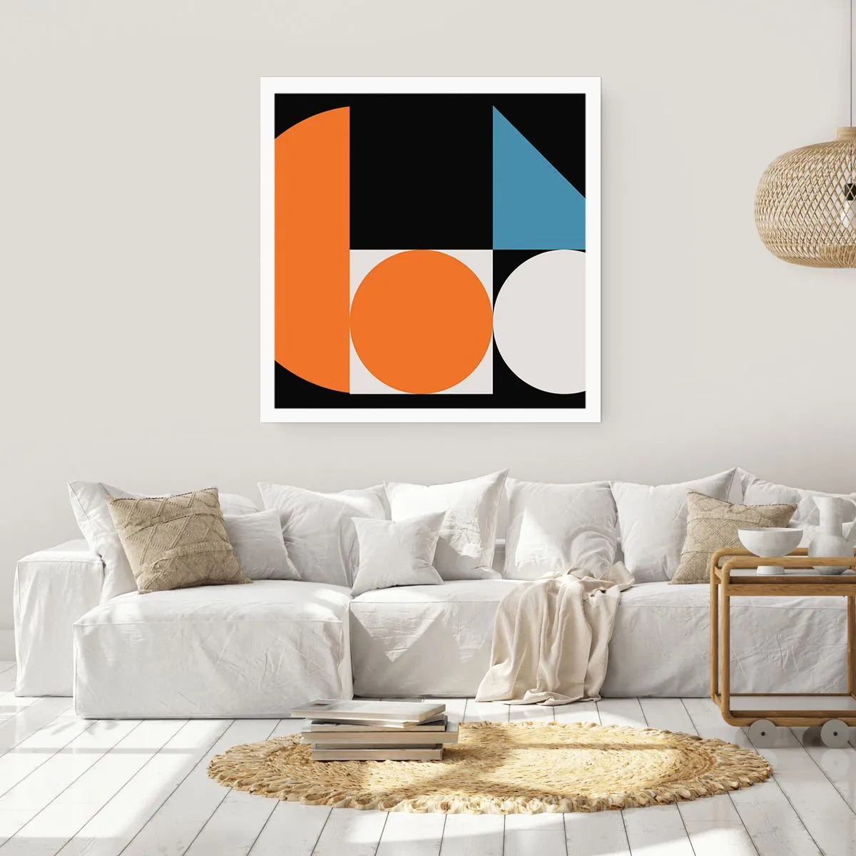 Poster - Bebilderte Anordnung - 60x60 cm