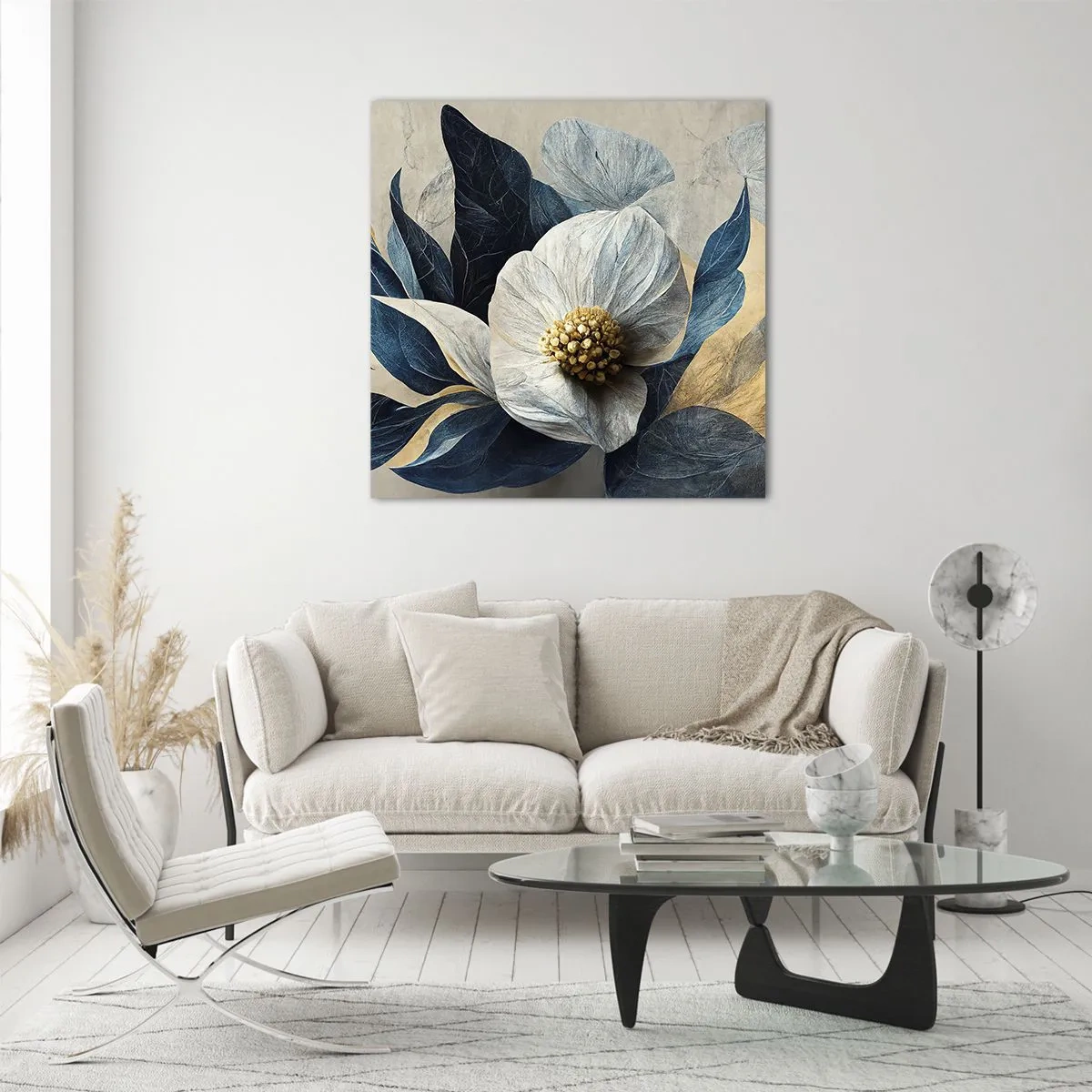 Glasbild - Bild auf glas - Er hat ein Herz aus Gold - 60x60 cm