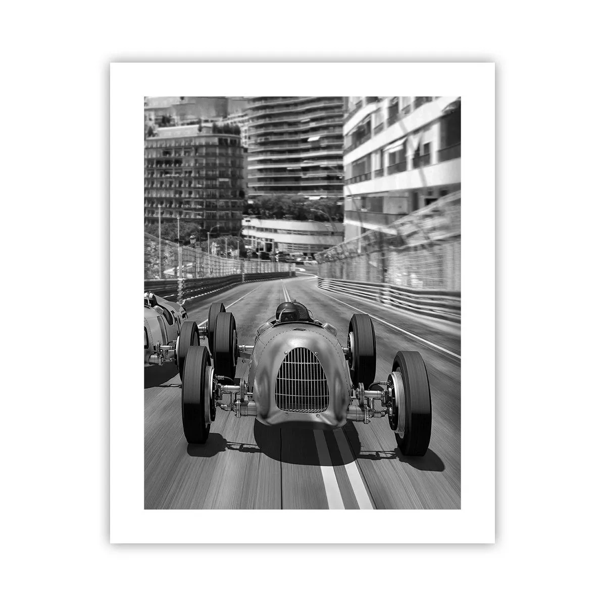 Poster - Vor langer Zeit in Monte Carlo - 40x50 cm